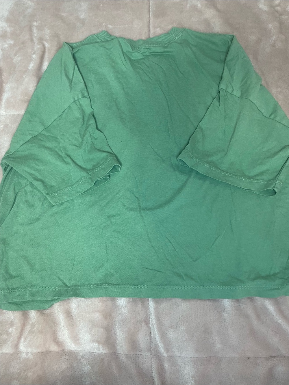 SO Women's Crop Pocket Tee Trio - Light Blue, Black, Green - Picture 7 of 8